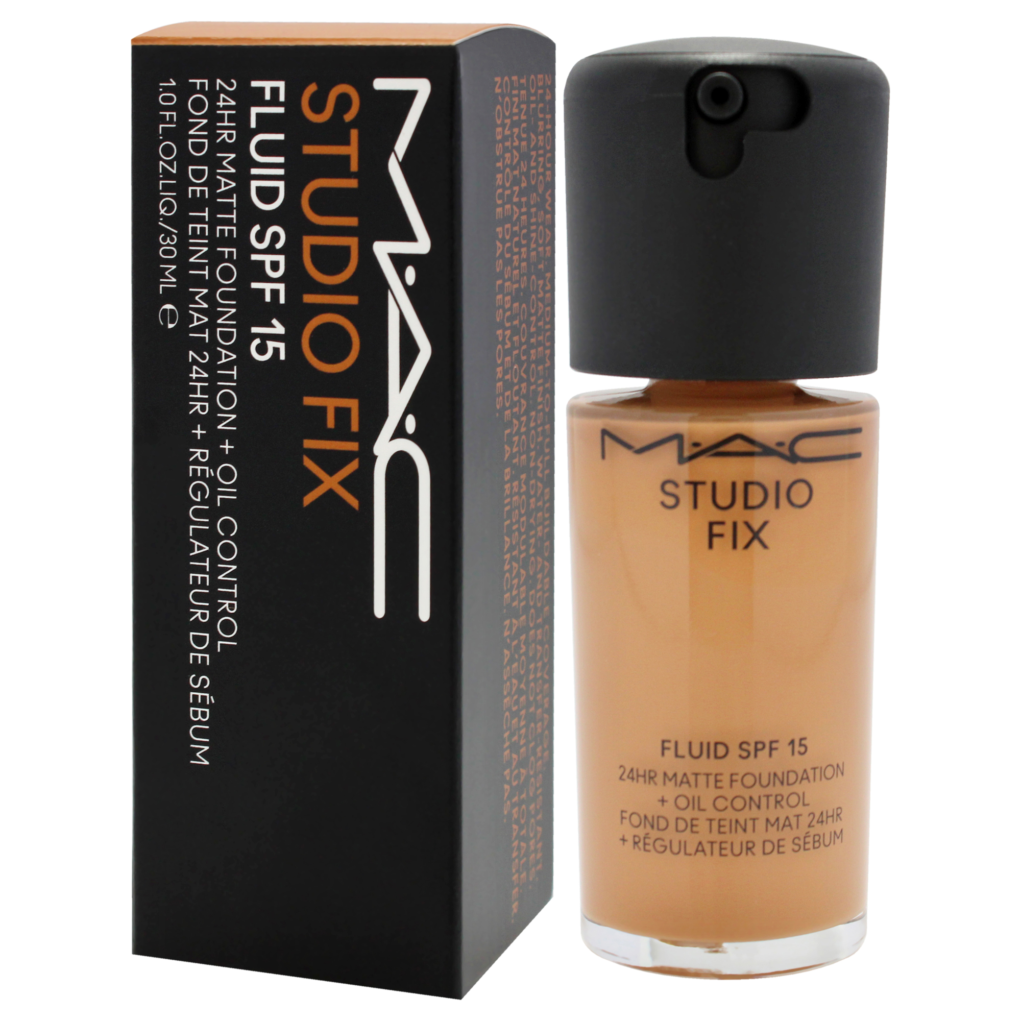 Foto 4 pulgar | Base Mac Studio Fix Fluid Spf 15, 24 Horas, Mate, Nc45, 30 Ml - Venta Internacional.