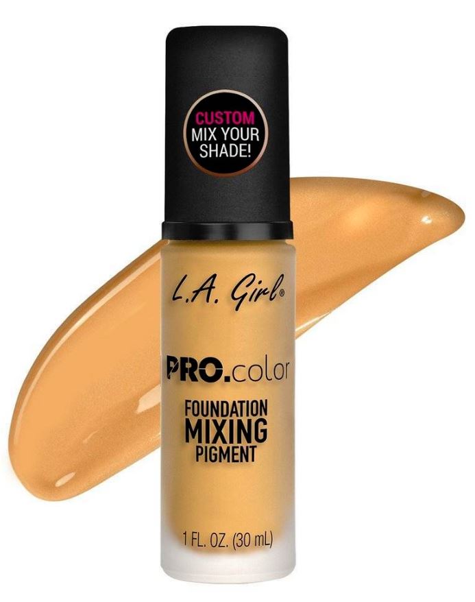 Base De Maquillaje Mixing Pigment La Girl Pro.color Yellow - Venta Internacional.