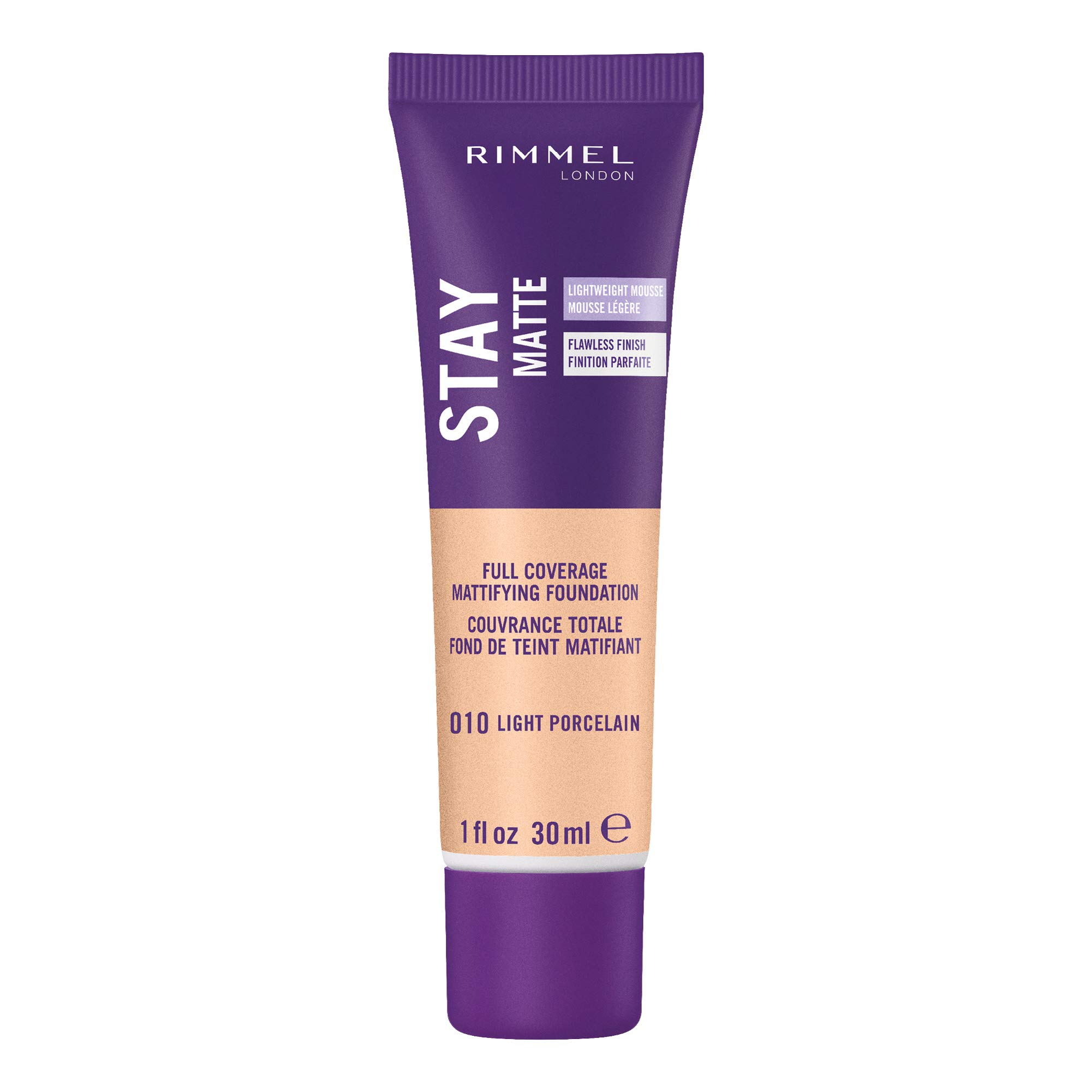 Foto 2 pulgar | Base De Maquillaje Rimmel Stay Matte Light Porcelana 30 Ml - Venta Internacional.