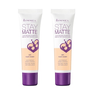 Foto 1 | Base De Maquillaje Rimmel Stay Matte Fair Ivory 30 Ml (paquete De 2) - Venta Internacional.