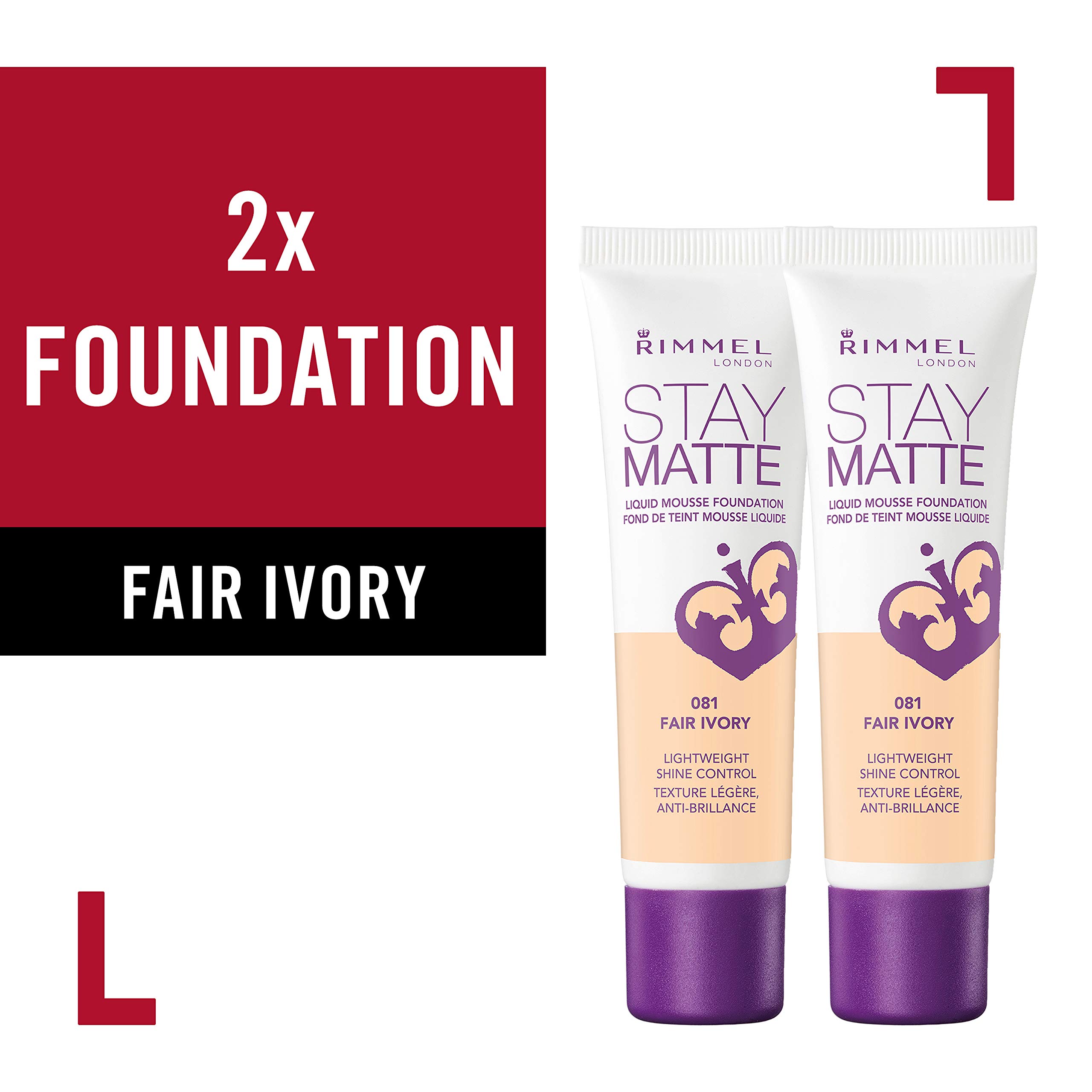 Foto 3 pulgar | Base De Maquillaje Rimmel Stay Matte Fair Ivory 30 Ml (paquete De 2) - Venta Internacional.