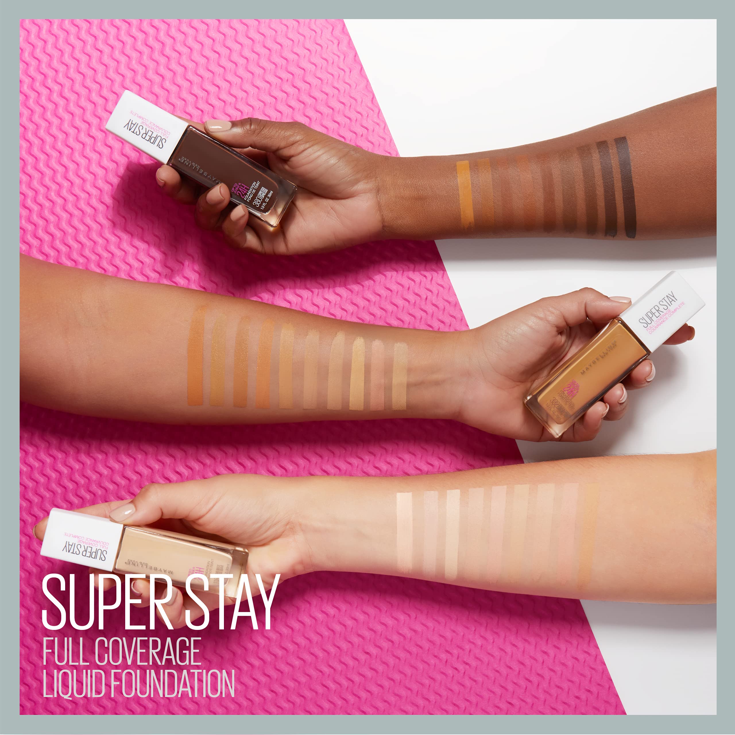 Foto 7 pulgar | Liquid Foundation Maybelline Super Stay Full Coverage Truffle - Venta Internacional.