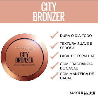 Foto 6 | Maquillaje En Polvo Bronceador Maybelline New York City 300 9ml - Venta Internacional.