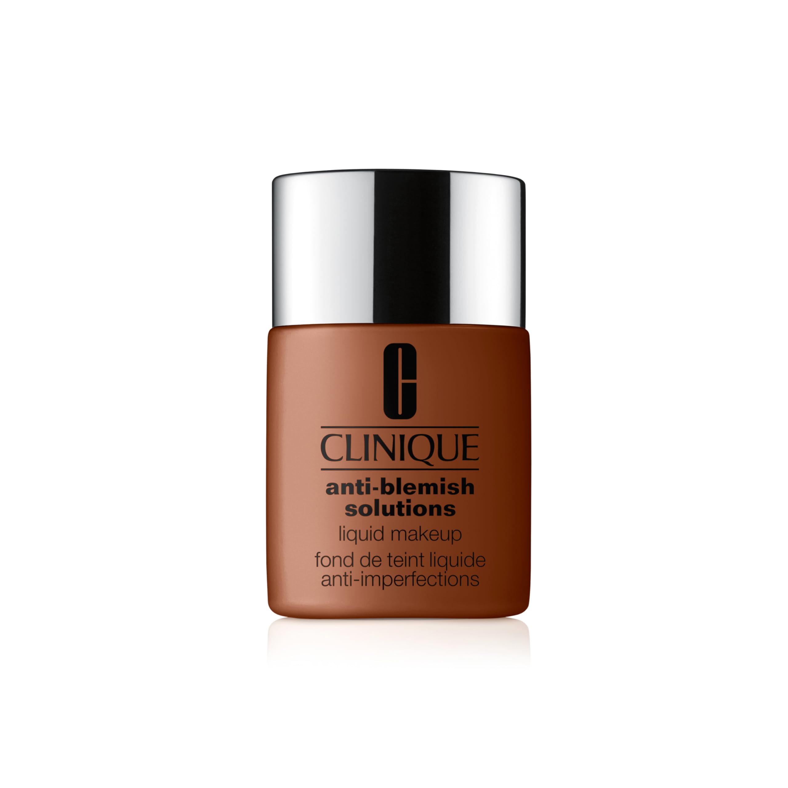 Maquillaje Líquido Foundation Clinique Acne Solutions, Color Caoba - Venta Internacional.