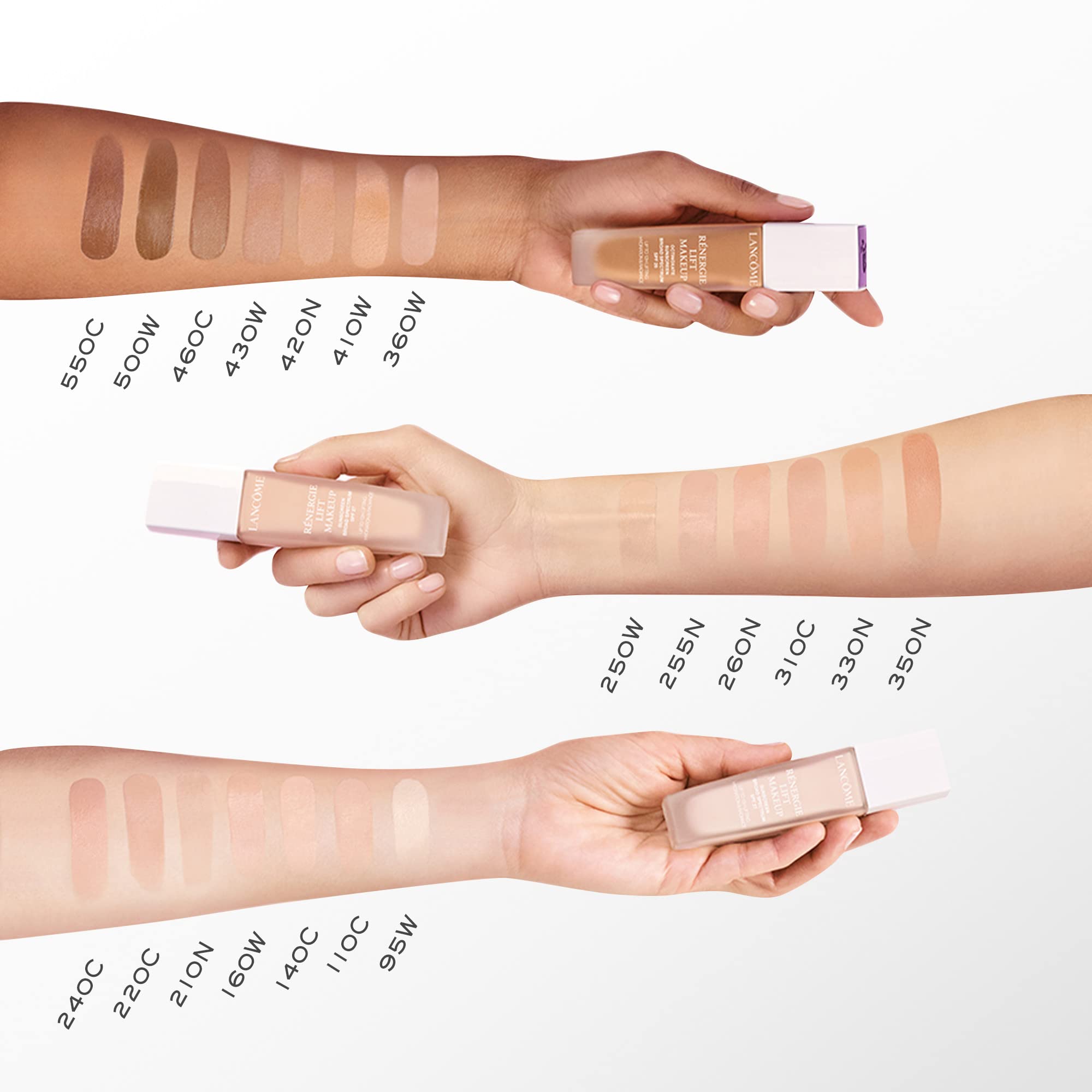 Foto 5 pulgar | Base De Maquillaje Líquida Lancôme Rénergie Lift 160 Ivoire W Spf27 - Venta Internacional.