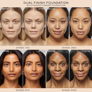 Foto 5 | Base De Maquillaje En Polvo Lancôme Dual Finish 220 Buff Ii Cool - Venta Internacional.