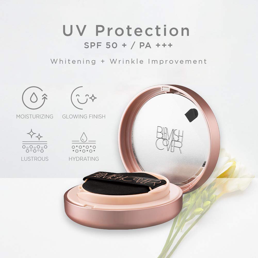 Foto 4 pulgar | Funda Cushion Foundation Hanskin Para Ocultar Imperfecciones, Spf50+ #21 - Venta Internacional.