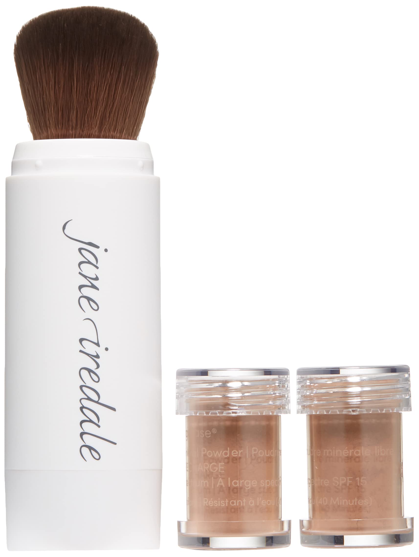 Foto 3 pulgar | Pincel Recargable Makeup Jane Iredale Amazing Base, Color Caoba - Venta Internacional.