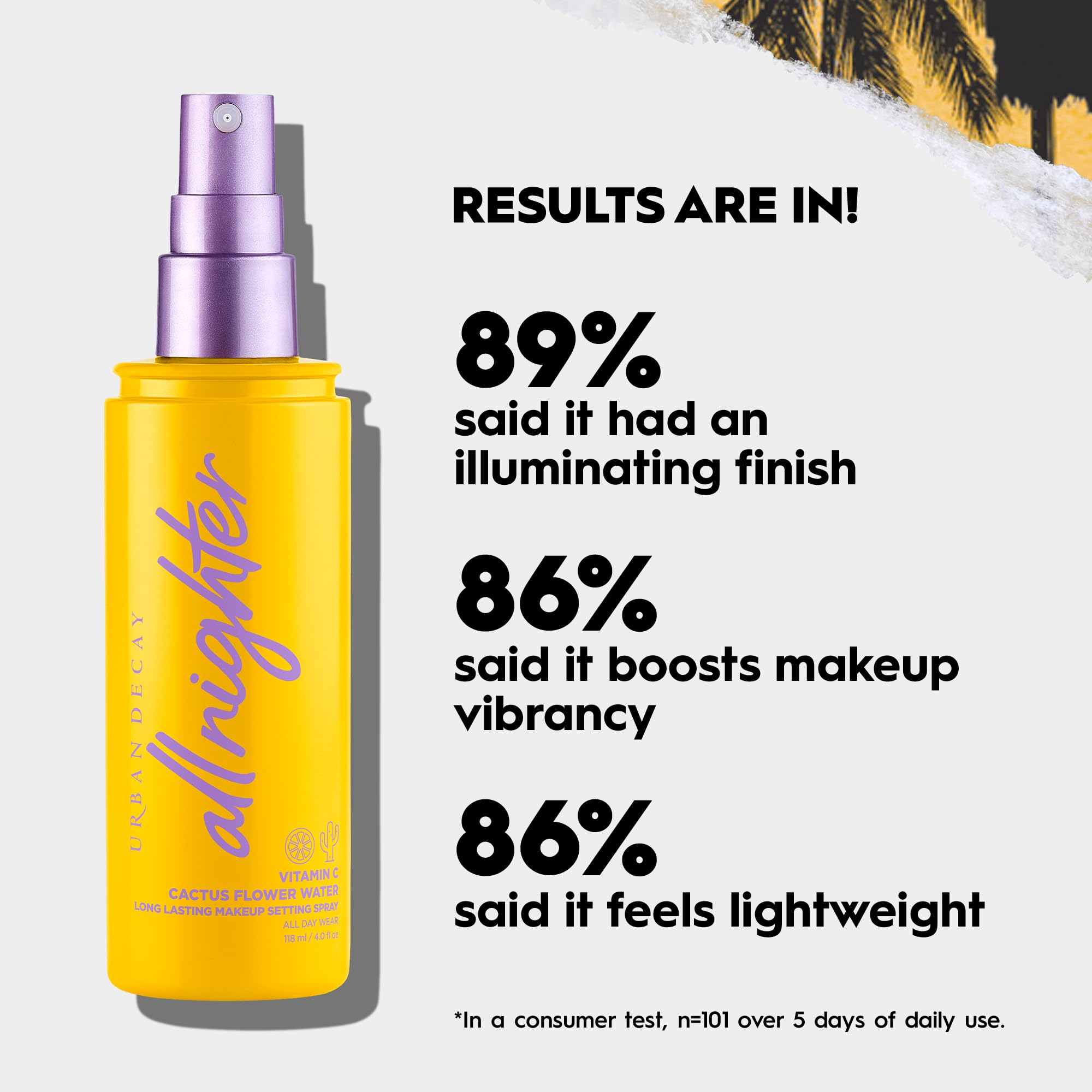 Foto 7 pulgar | Spray Fijador de Maquillaje Urban Decay All Nighter Vitamin C 118 Ml - Venta Internacional