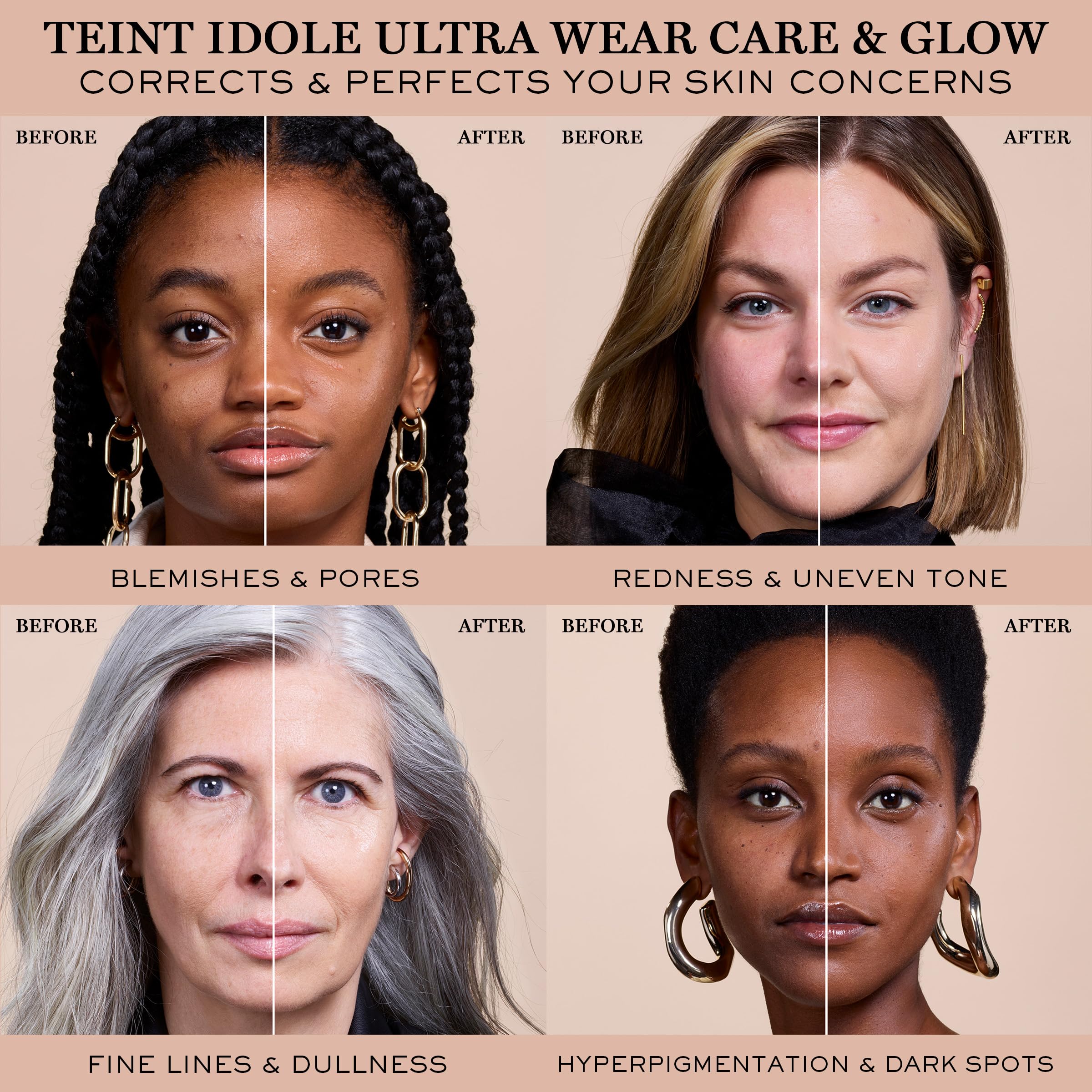 Foto 7 pulgar | Base De Maquillaje Lancôme Teint Idole Ultra Wear Care & Glow 400 W - Venta Internacional.