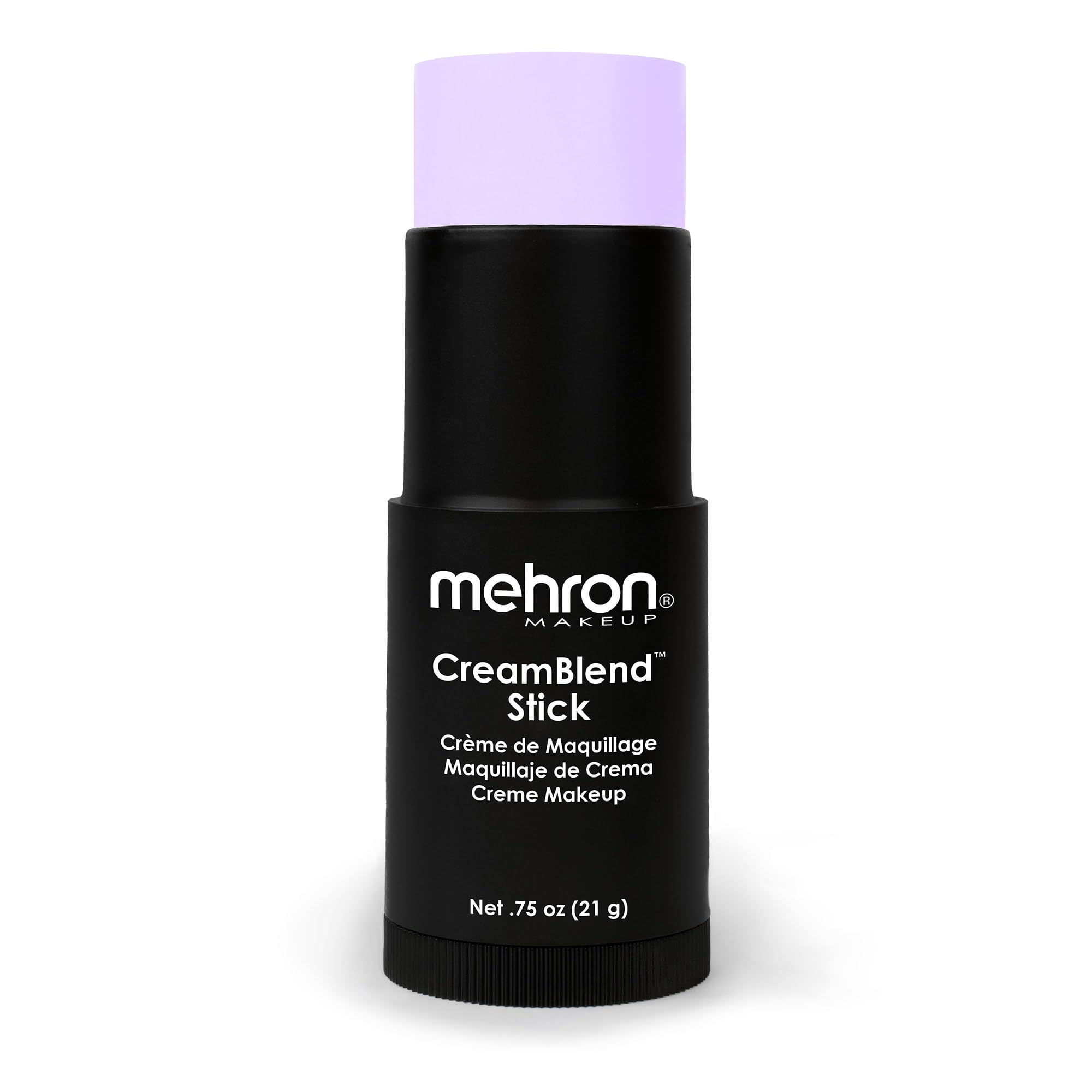 Crema De Maquillaje Blend Stick Mehron Face Paint, 21 G, Color Morado Pastel - Venta Internacional.