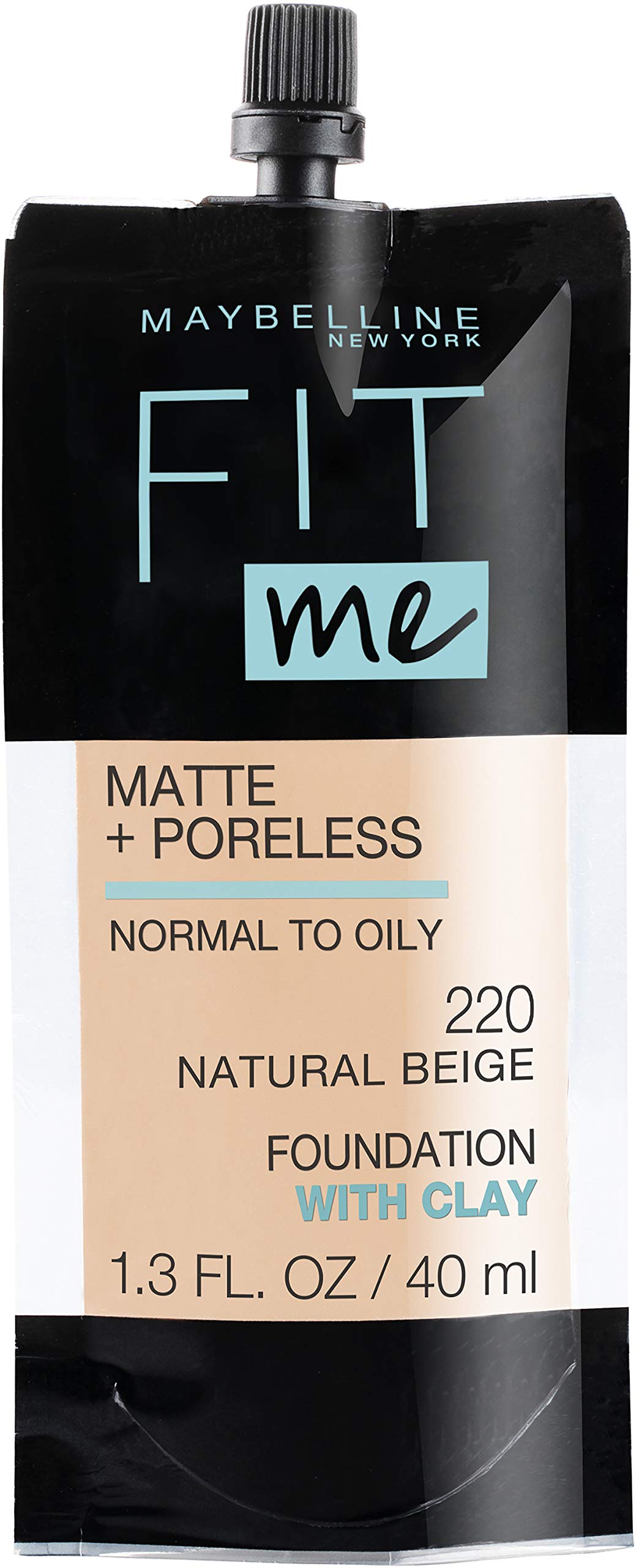 Base de Maquillaje Líquida Maybelline Fit Me Matte 220 Natural Beige - Venta Internacional