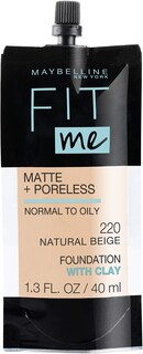 Foto 1 | Base de Maquillaje Líquida Maybelline Fit Me Matte 220 Natural Beige - Venta Internacional