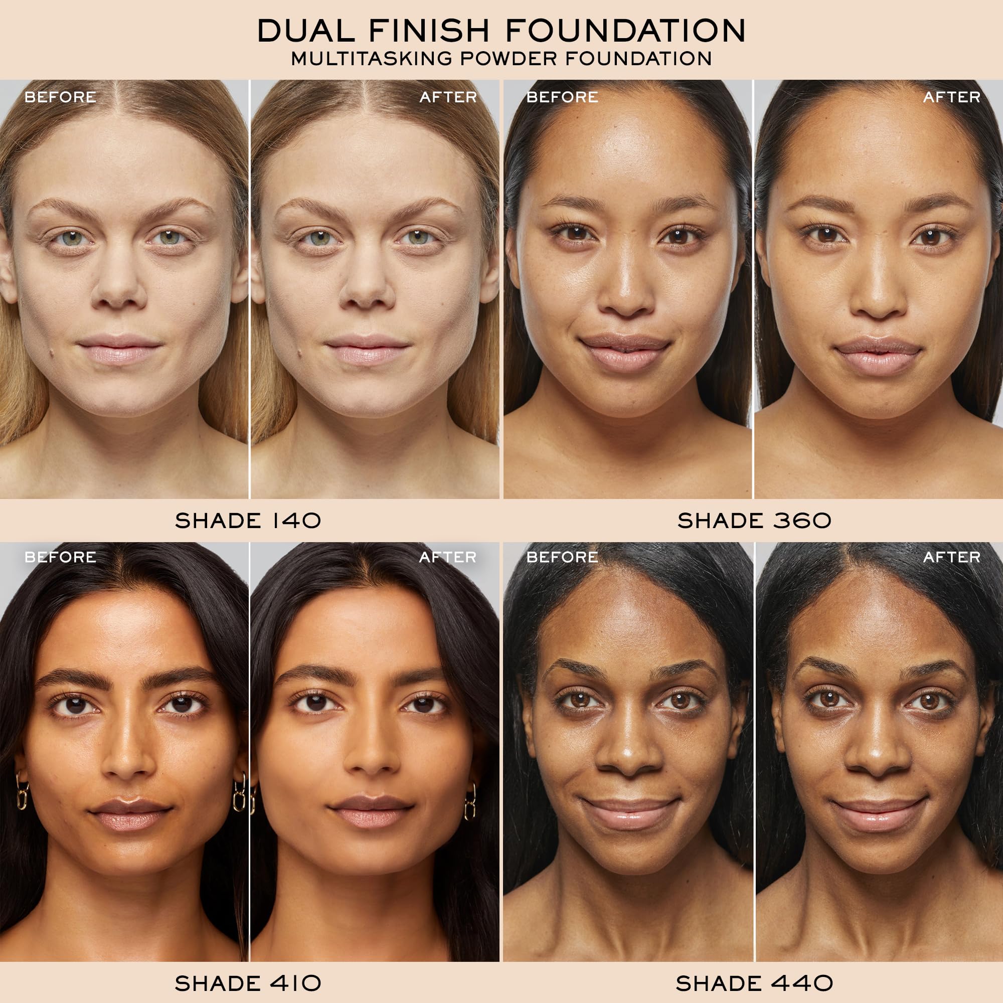 Foto 5 | Base de Maquillaje Lancôme Dual Finish 90 Porcelaine I - Venta Internacional