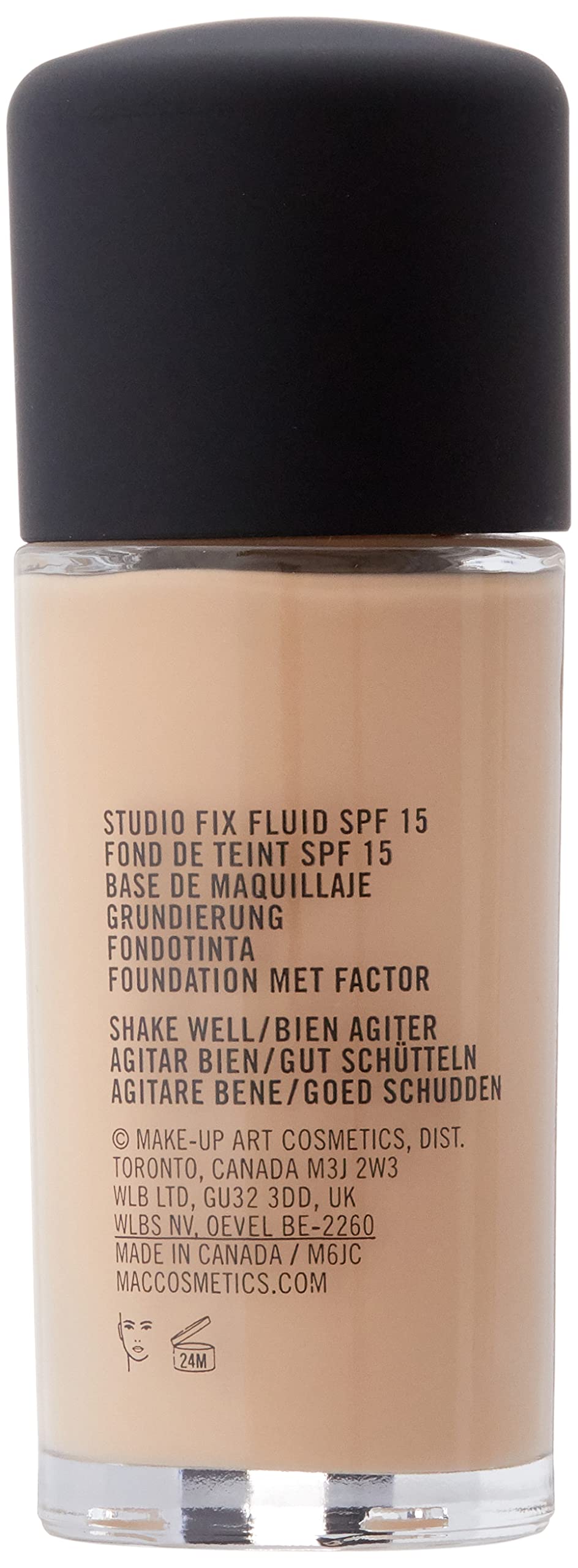 Foto 3 pulgar | Base M.a.c Studio Fix Fluid Spf 15 Nw25 30 Ml - Venta Internacional.