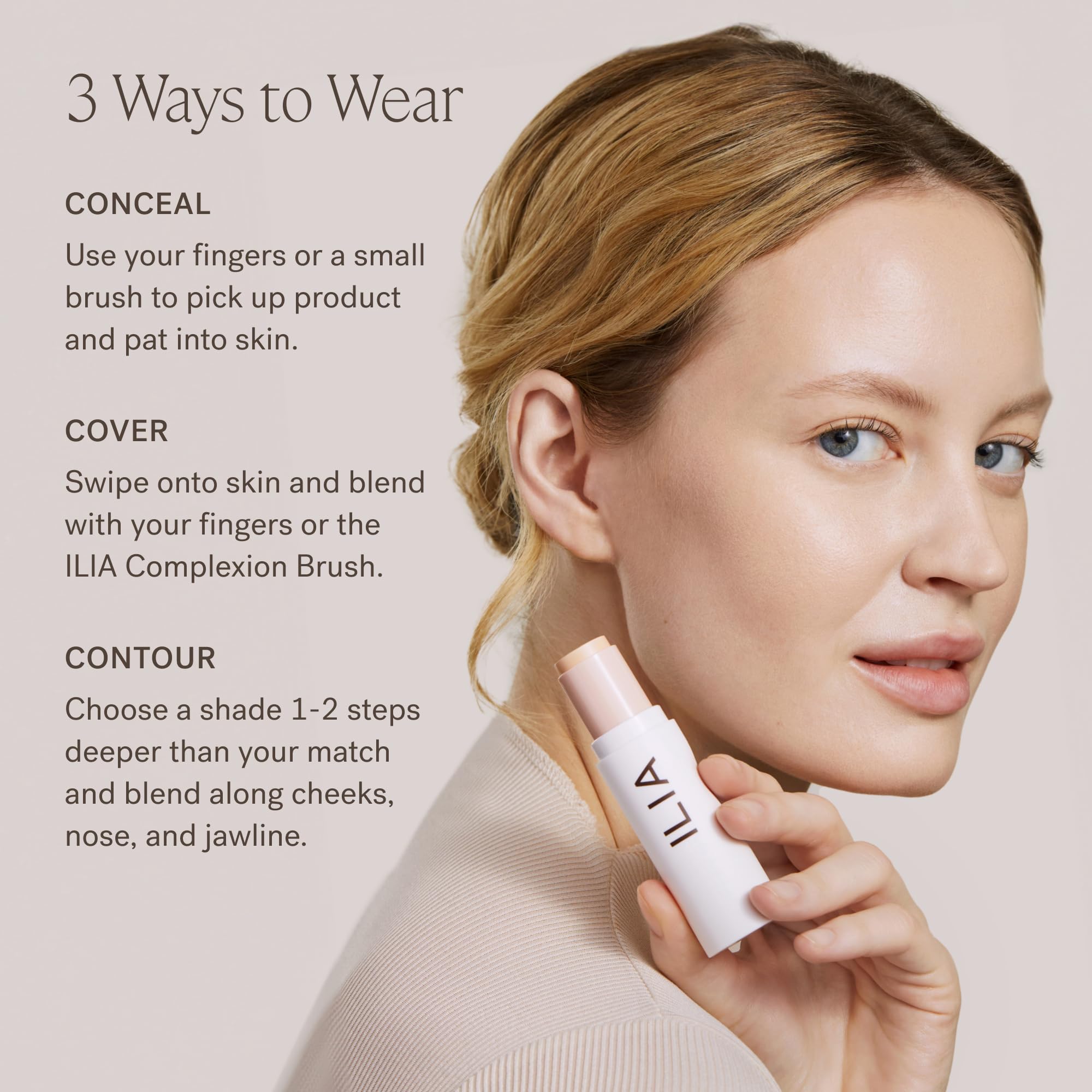 Foto 8 pulgar | Base De Maquillaje Y Corrector En Barra Ilia Skin Rewind 10 G - Venta Internacional.
