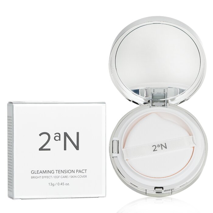 Foto 5 | Makeup 2an Gleaming Tension Pact #22 Medium Beige Spf37 Pa++ - Venta Internacional.