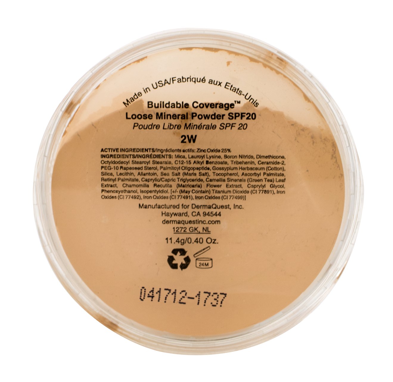 Foto 3 pulgar | Base De Maquillaje Facial Dermaminerals De Dermaquest Spf 20 2w 12ml - Venta Internacional.