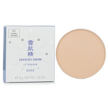 Foto 4 pulgar | Funda Cc Powder Sekkisei Snow Spf 14 #01 Con Esponja - Venta Internacional.