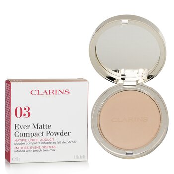 Foto 3 pulgar | Polvo Compacto Clarins Ever Matte #03 Light Medium - Venta Internacional.