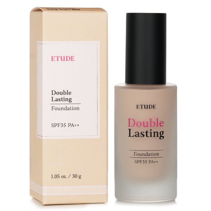 Foundation Etude House, De Doble Duración, Spf 35 #17n1, Neutro - Venta Internacional.