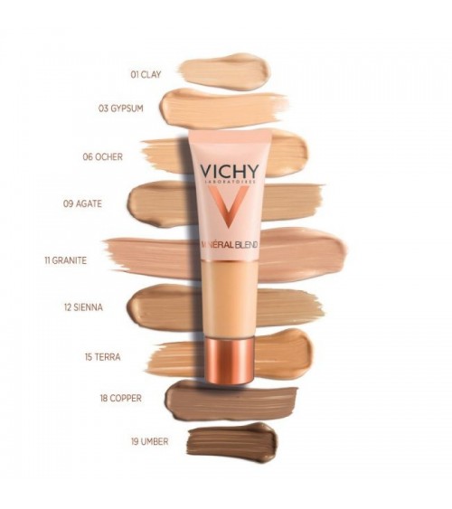 Foto 3 pulgar | Vichy Mineralblend Foundation 06 - Ocher 30ml