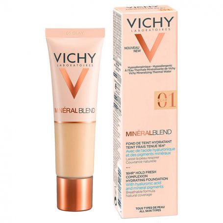 Foto 2 pulgar | Base De Maquillaje Vichy Mineralblend 01 Clay 30ml
