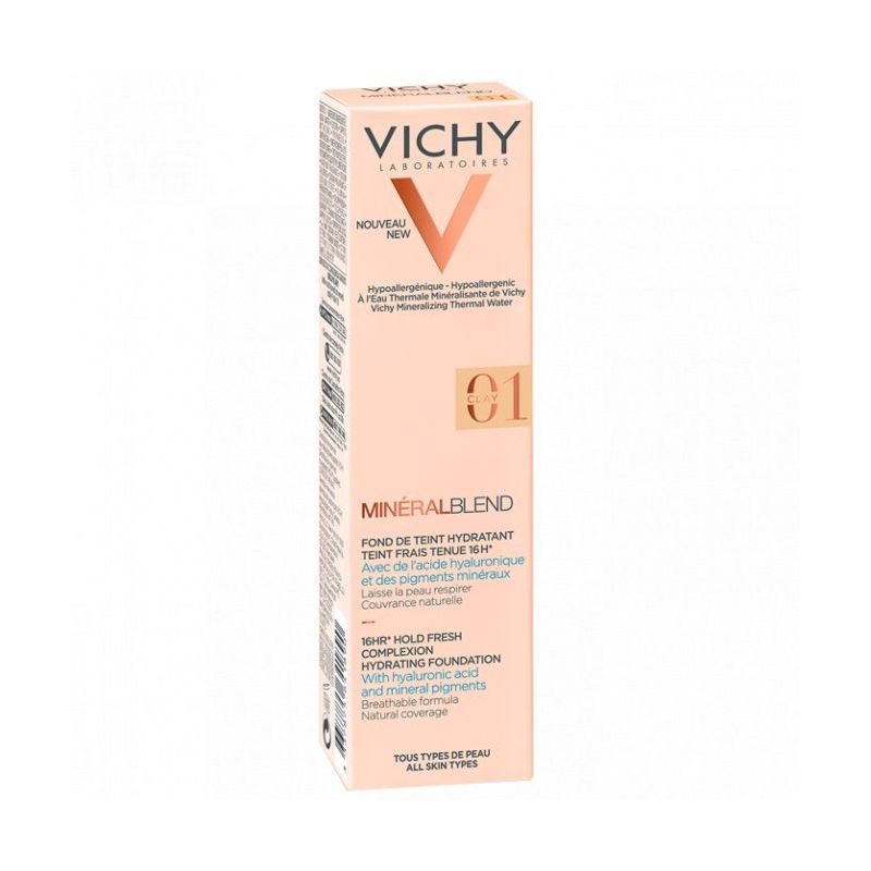 Foto 3 pulgar | Base De Maquillaje Vichy Mineralblend 01 Clay 30ml