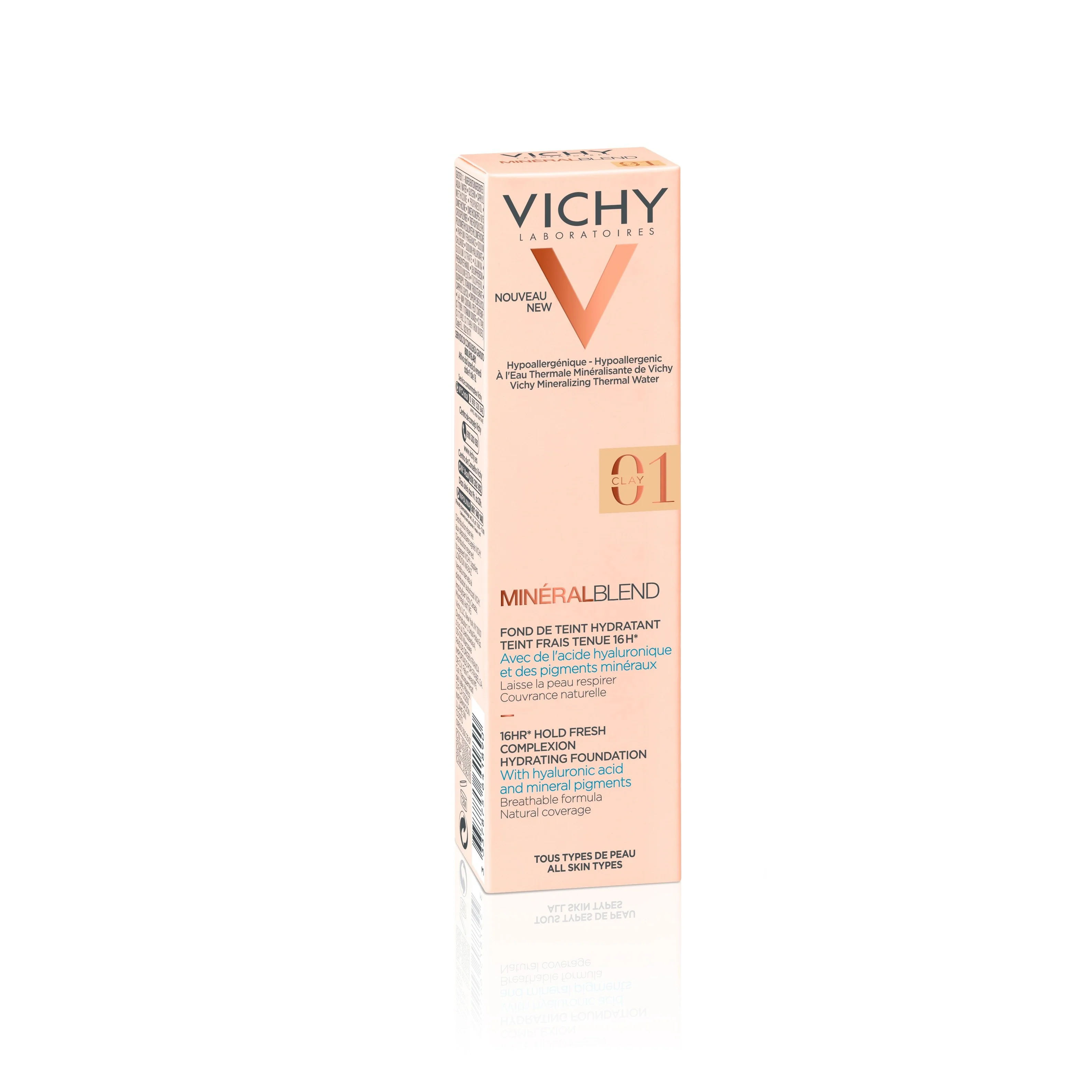 Foto 4 pulgar | Base De Maquillaje Vichy Mineralblend 01 Clay 30ml