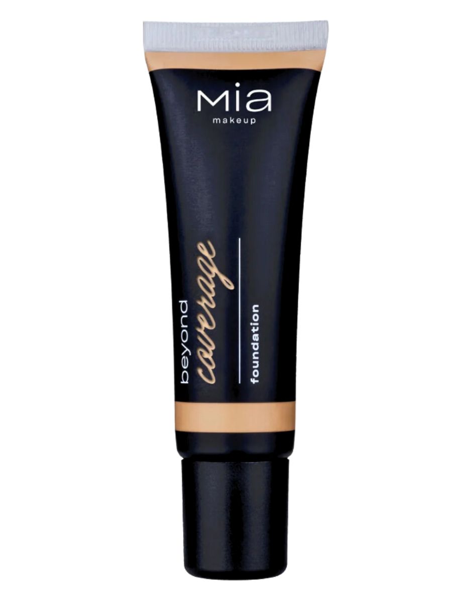 Base De Maquillaje Mia Cosmetics Cobertura Media Tono Porcelain 01