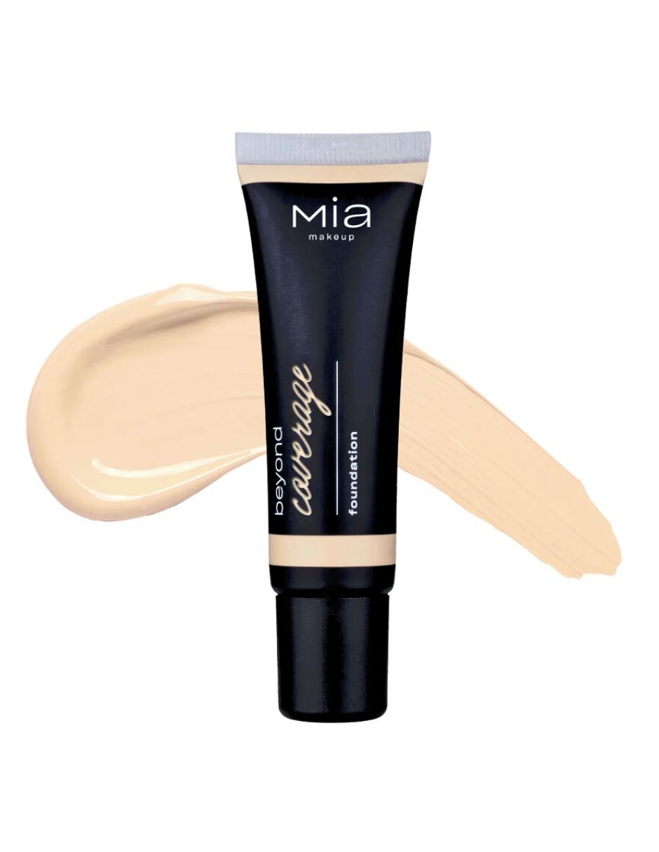 Foto 2 | Base De Maquillaje Mia Cosmetics Cobertura Media Tono Porcelain 01