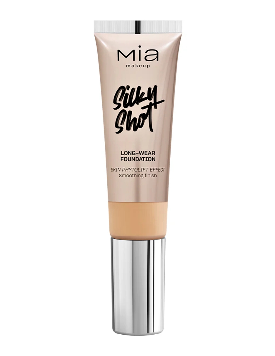 Base De Maquillaje Mia Cosmetics Alisadora Cobertura Media-alta Tono 14w