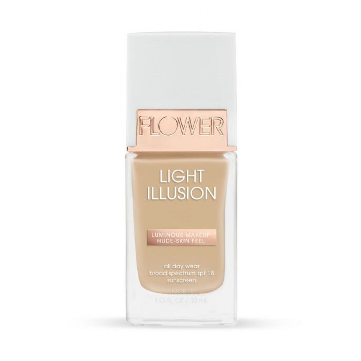 Base De Maquillaje Líquida Flower Beauty Light Illusion Spf18 Nude - Venta Internacional. $451