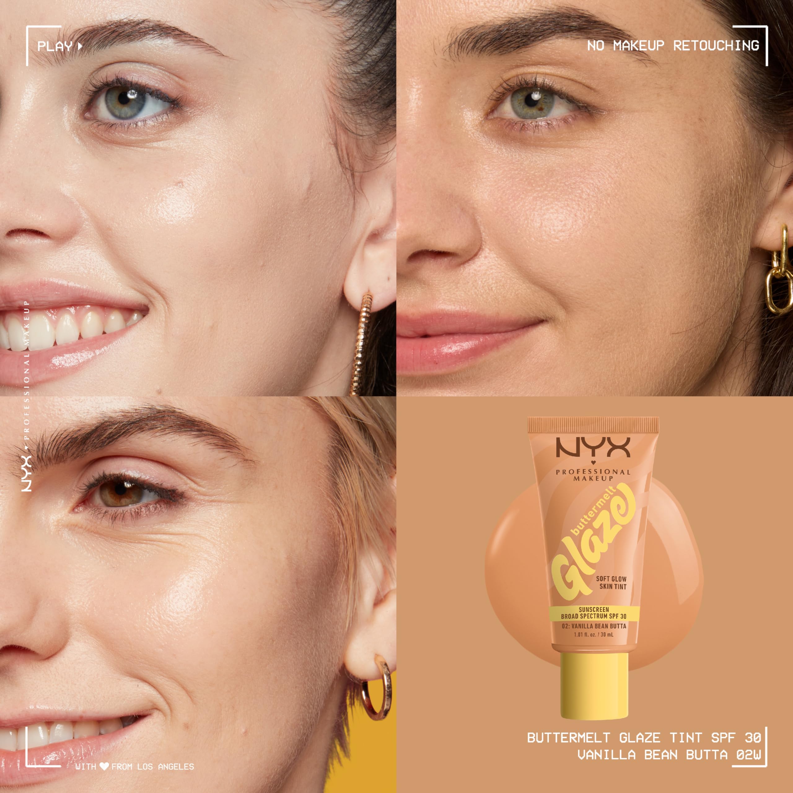 Foto 5 pulgar | Crema Hidratante Con Color Nyx Professional Makeup Buttermelt Glaze - Venta Internacional.