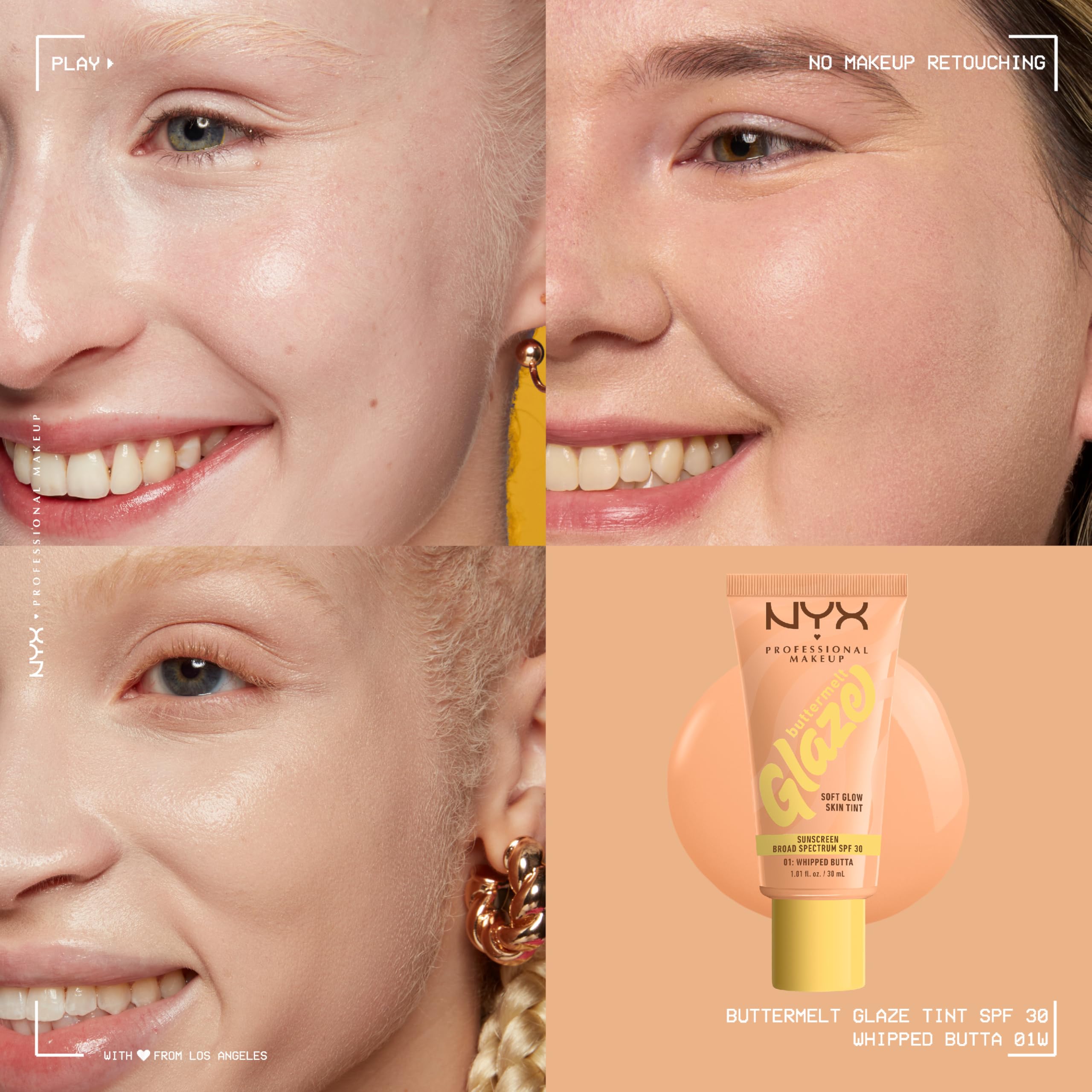 Foto 4 pulgar | Crema Hidratante Con Color Nyx Professional Makeup Buttermelt Glaze - Venta Internacional.