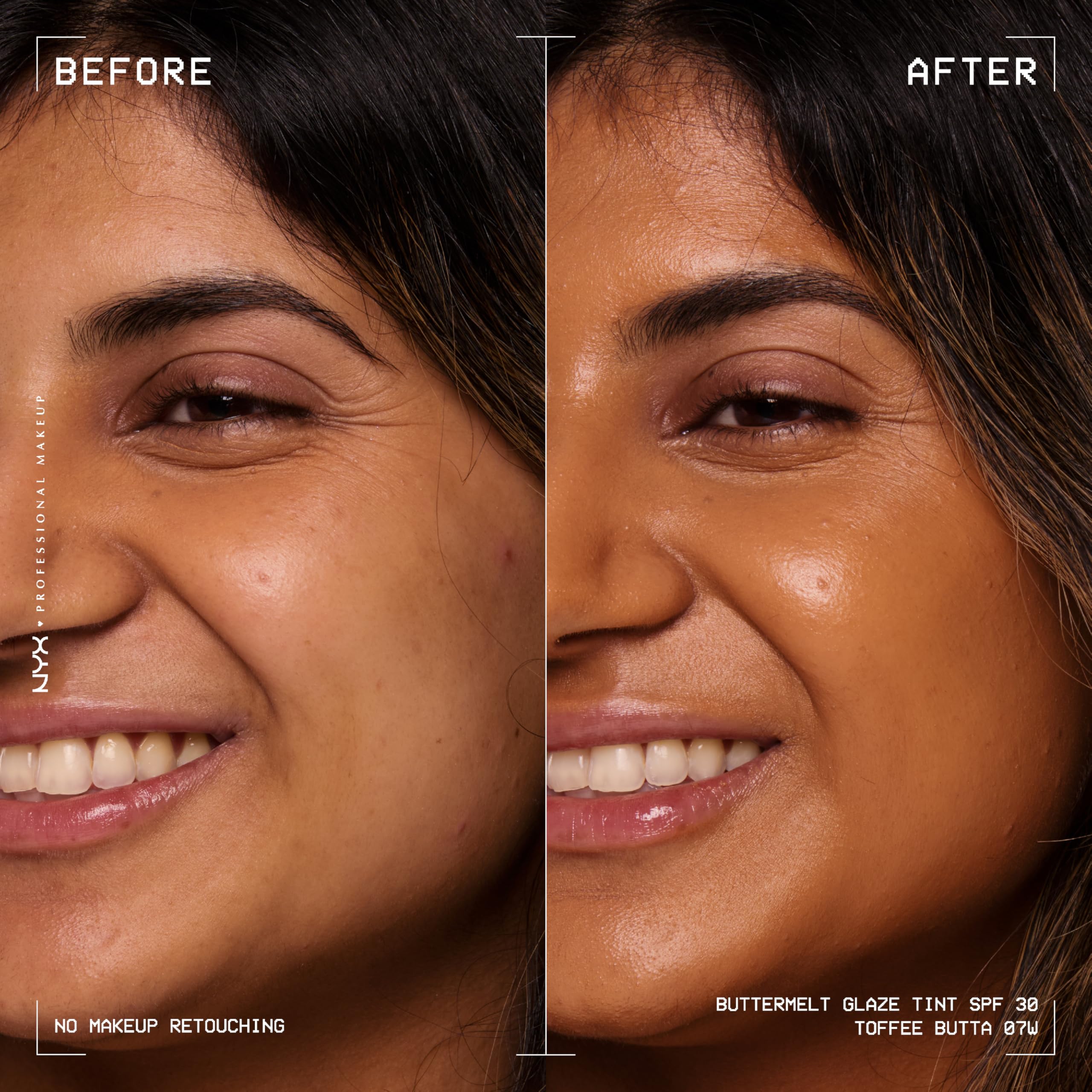 Foto 2 | Crema Hidratante Con Color Nyx Professional Makeup Buttermelt Glaze - Venta Internacional.