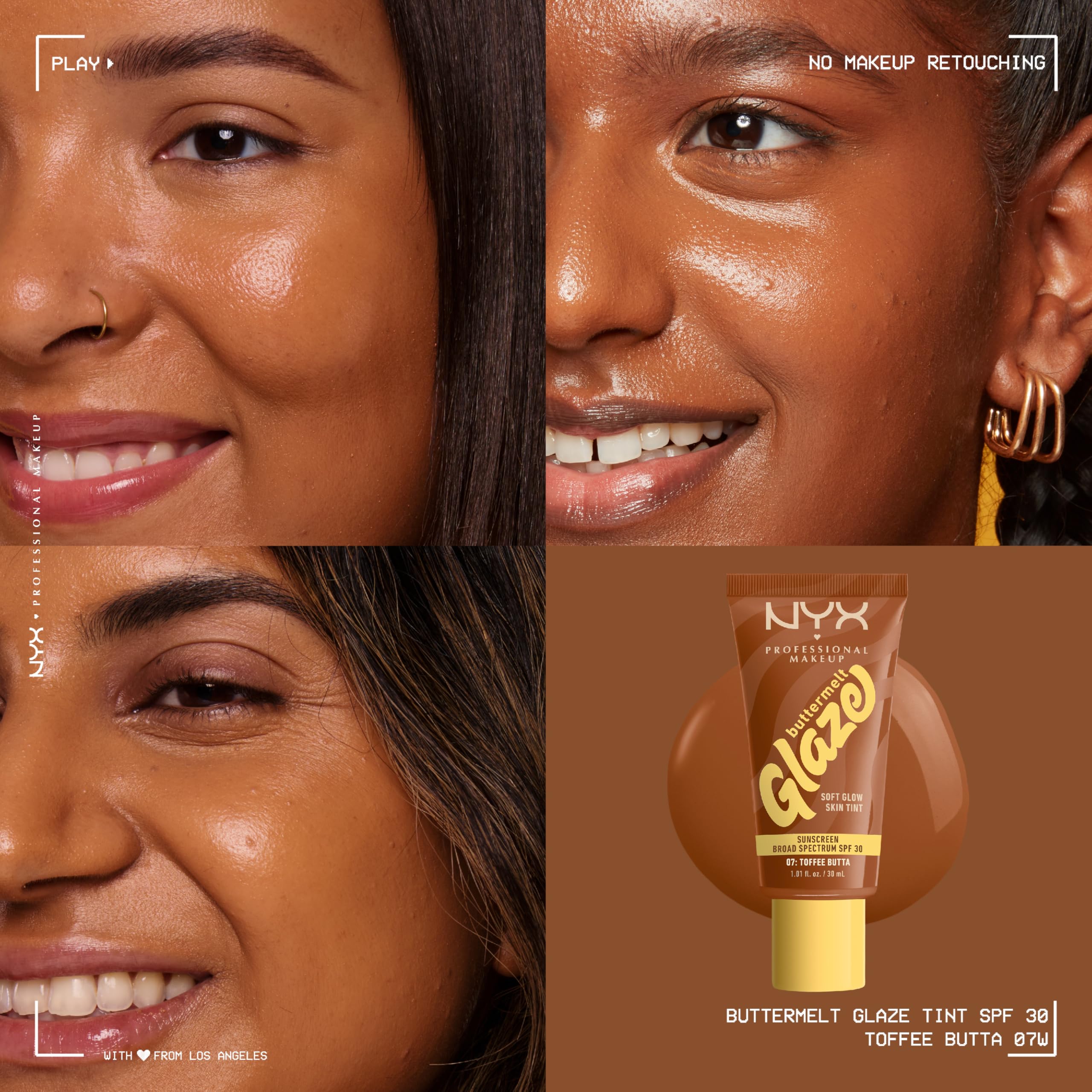 Foto 5 pulgar | Crema Hidratante Con Color Nyx Professional Makeup Buttermelt Glaze - Venta Internacional.