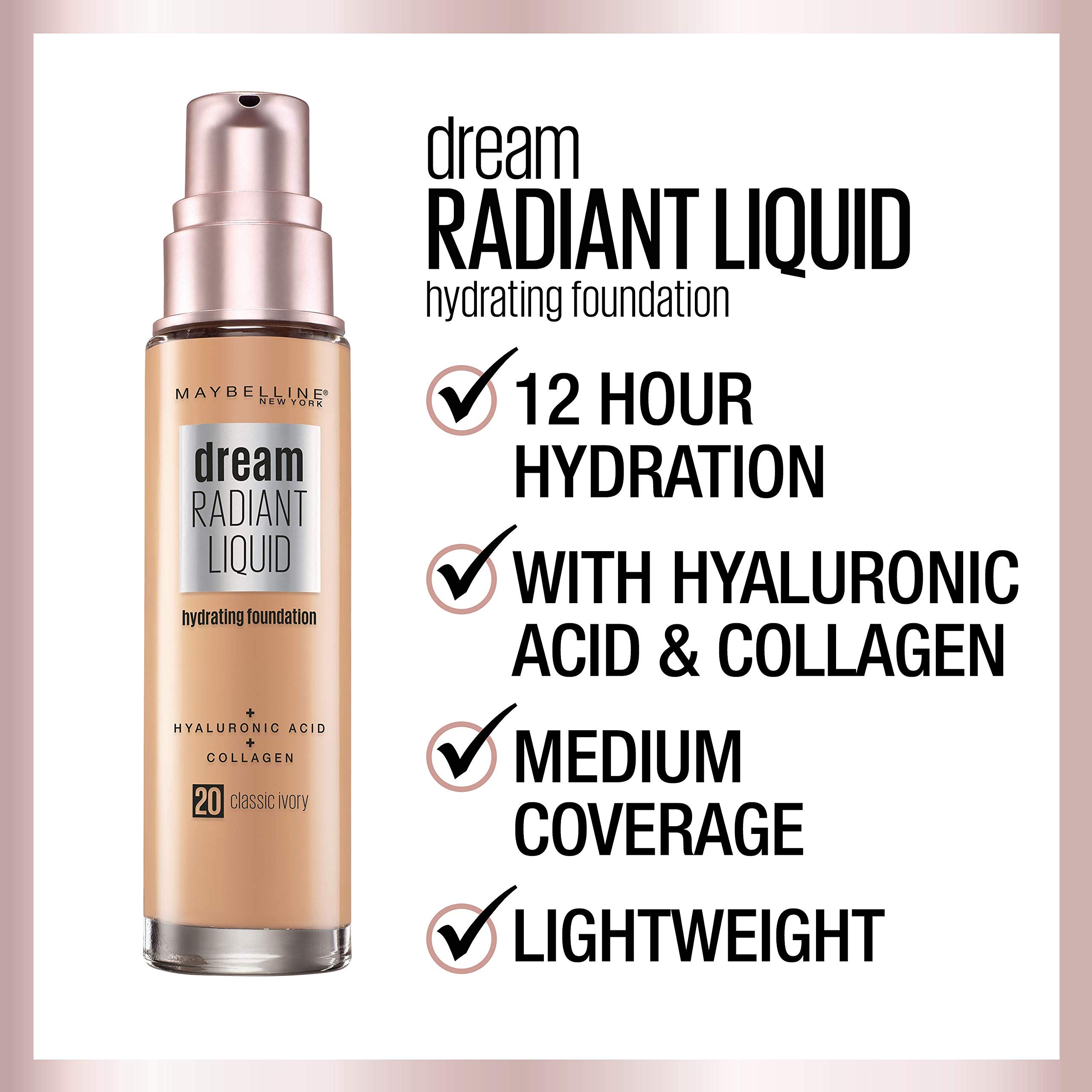 Foto 6 pulgar | Base De Maquillaje Líquida Maybelline Dream Radiant Caramel 30 Ml - Venta Internacional.