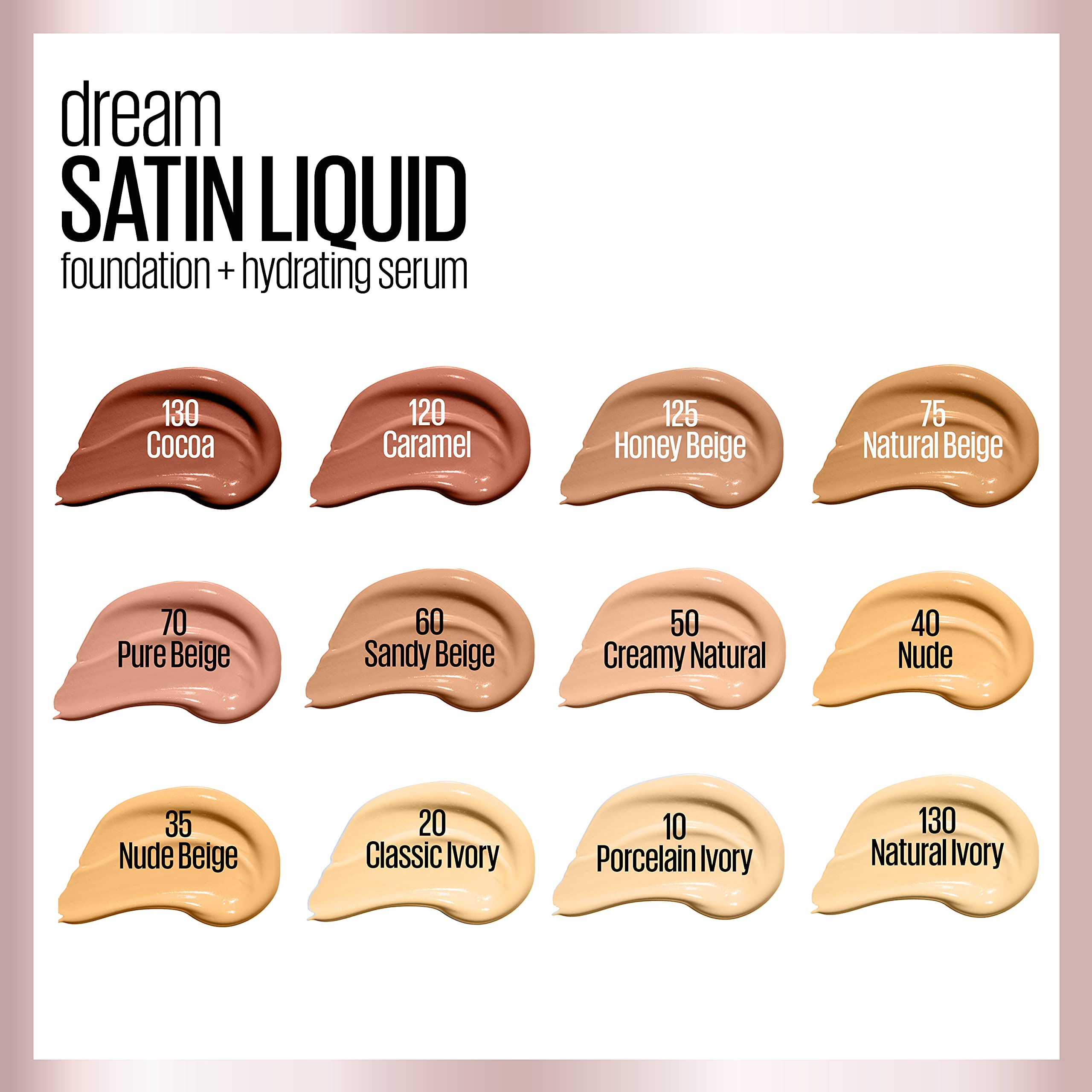 Foto 5 pulgar | Base Maybelline Dream Satin Liquid Nude 30 ml - Venta Internacional