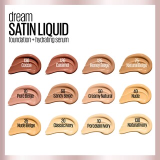 Foto 4 | Base Maybelline Dream Satin Liquid Nude 30 ml - Venta Internacional