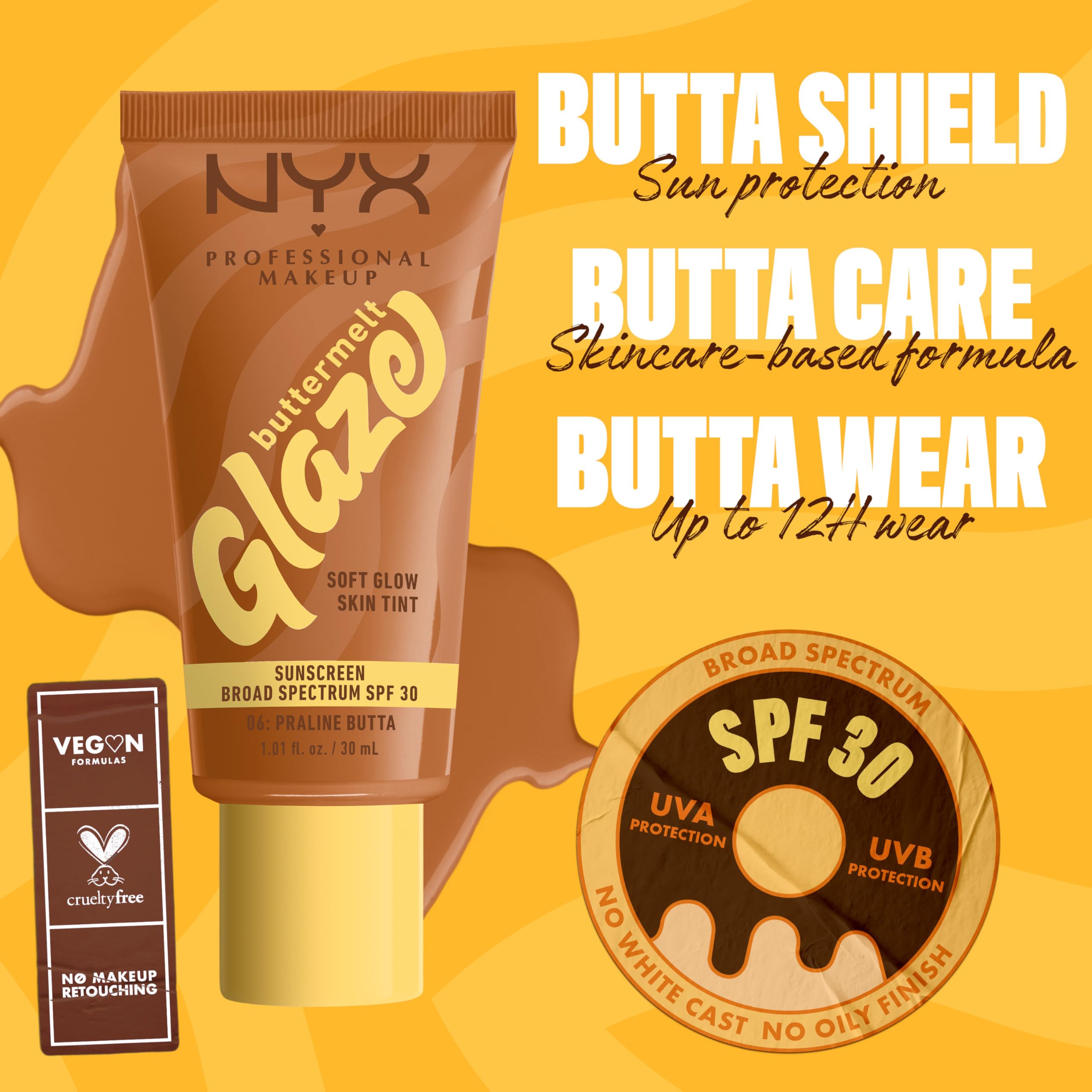 Foto 6 pulgar | Crema Hidratante Con Color Nyx Professional Makeup Buttermelt 06 Praline - Venta Internacional.