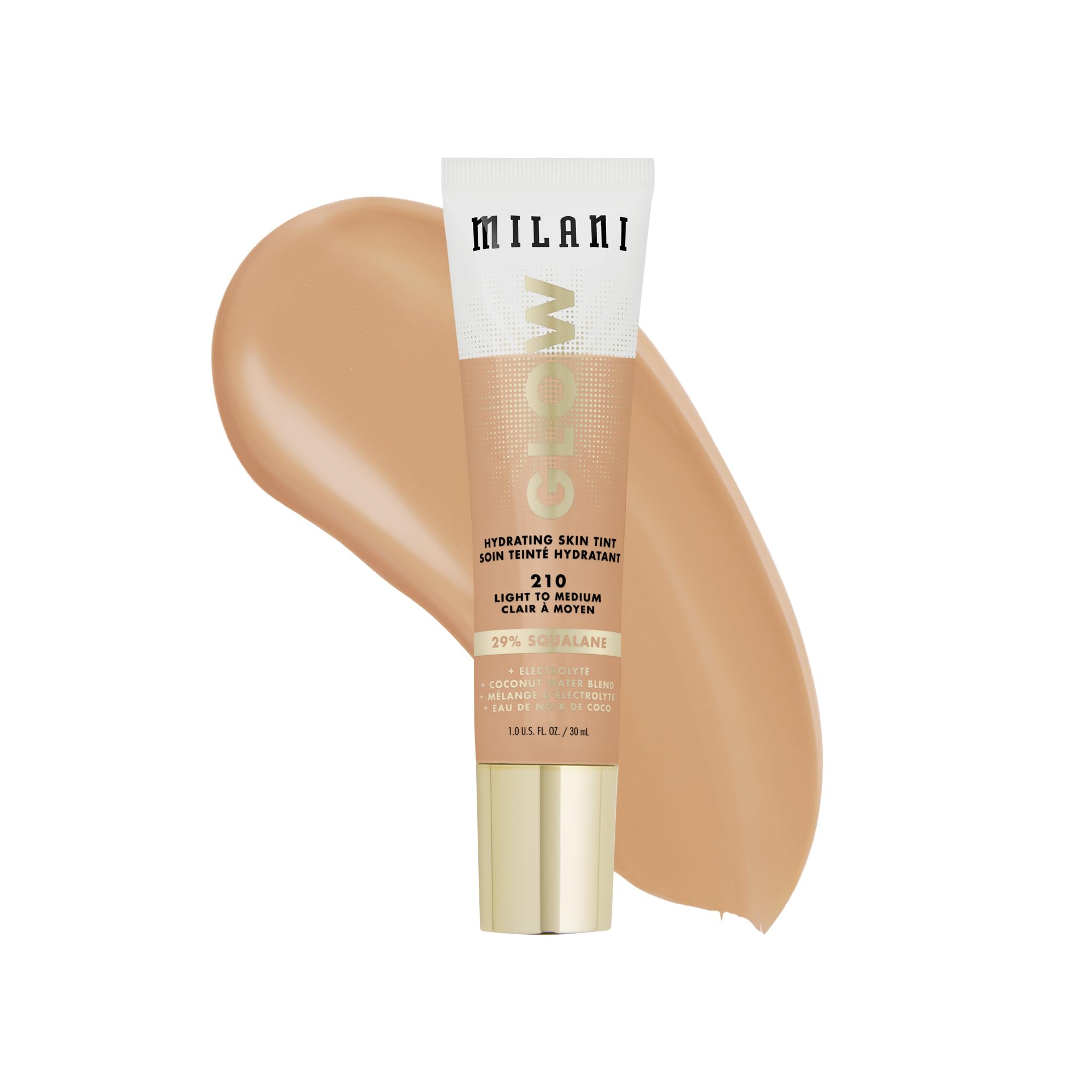 Tinte Para Piel Milani Glow Hydrating Con Escualano 29% - 30 Ml - Venta Internacional.