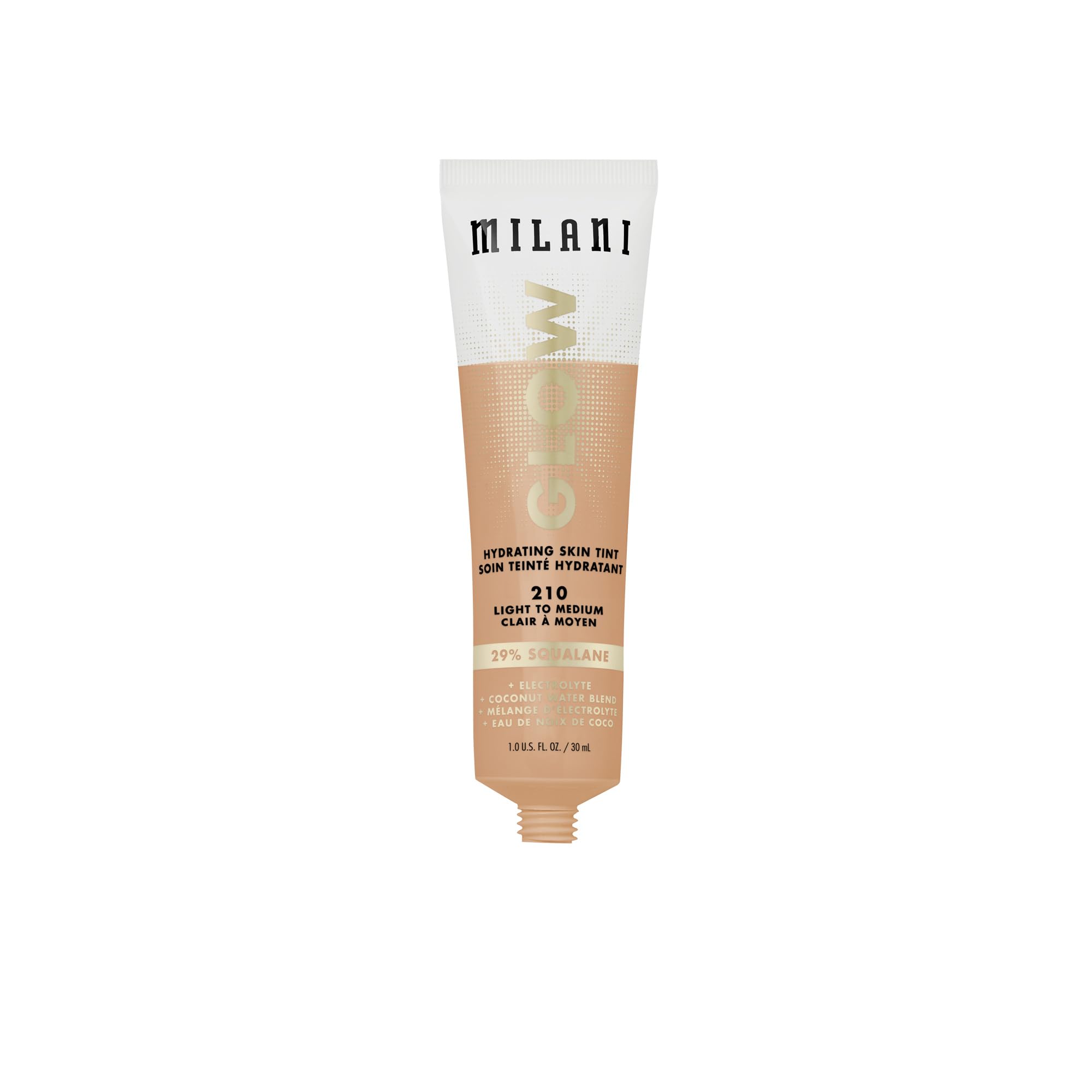 Foto 7 | Tinte Para Piel Milani Glow Hydrating Con Escualano 29% - 30 Ml - Venta Internacional.