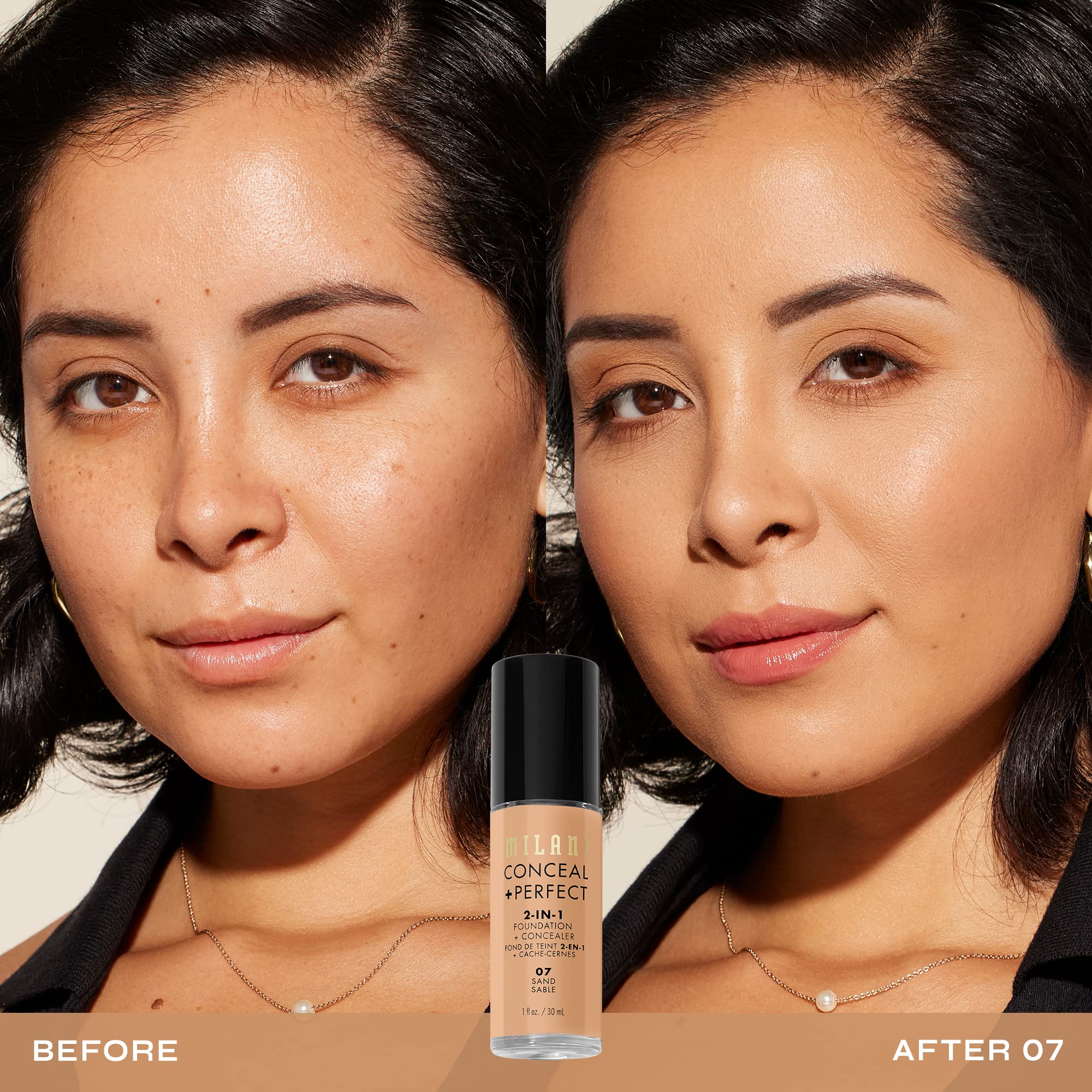 Foto 3 pulgar | Base De Maquillaje Líquida Milani Conceal + Perfect Sand 30 Ml - Venta Internacional.