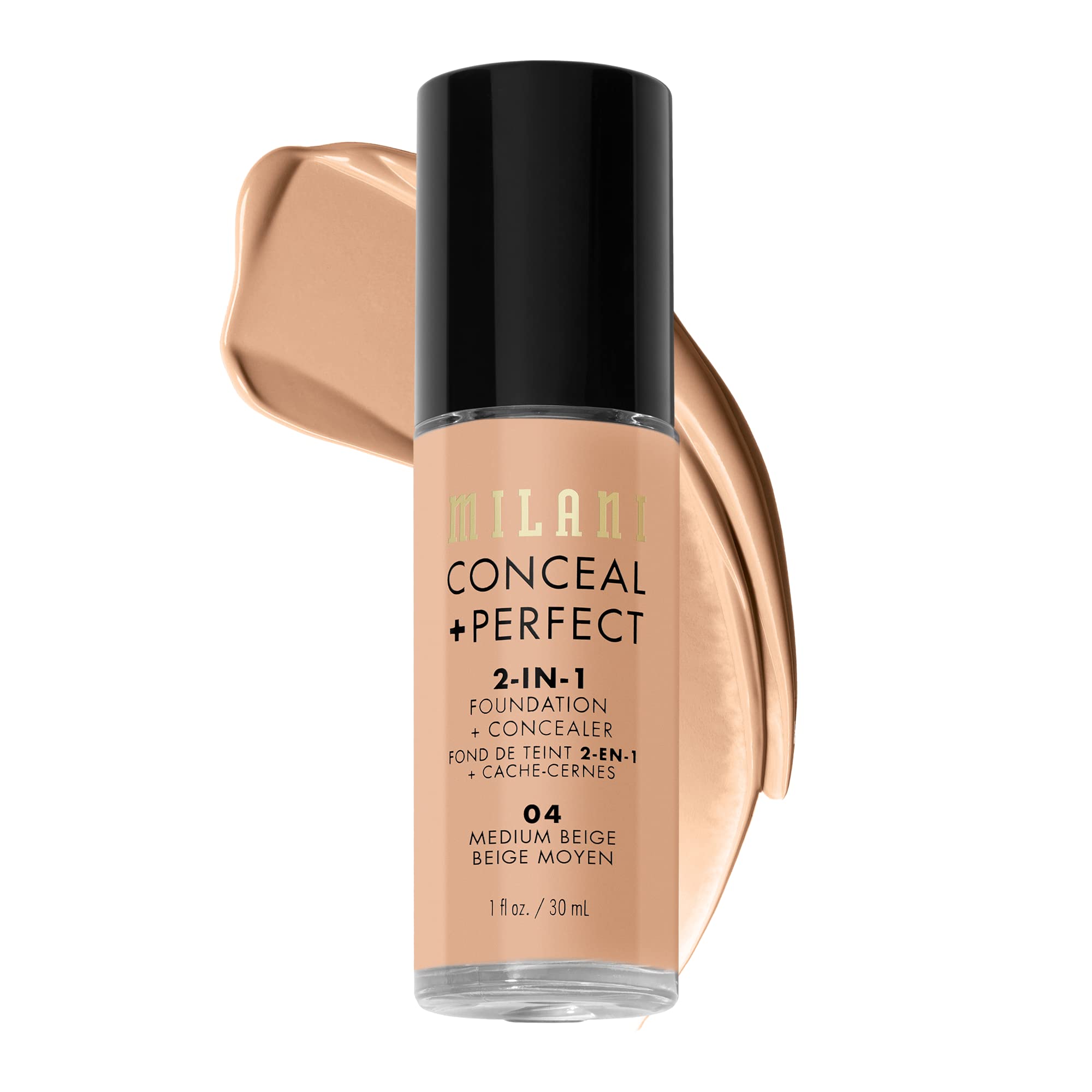 Foto 2 pulgar | Base De Maquillaje Líquida Milani Flawless Medium Beige - Venta Internacional.