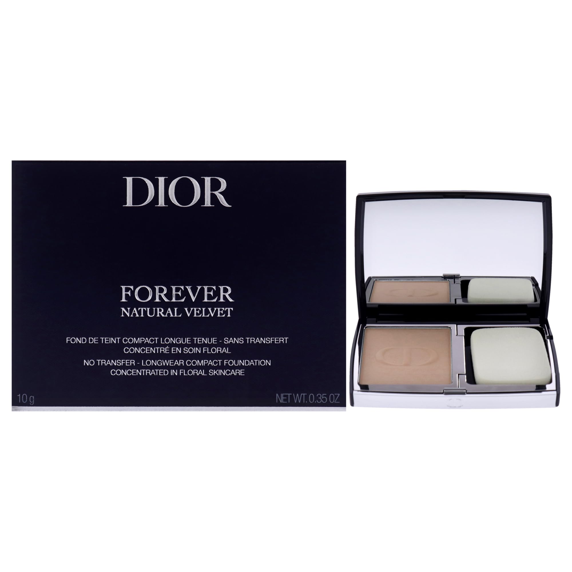 Base De Maquillaje Dior Forever Natural Velvet 3n Neutral, 10 Ml - Venta Internacional.