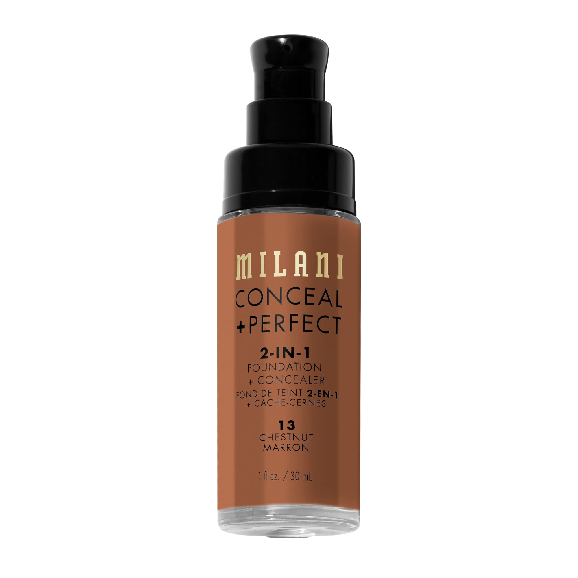 Foto 4 pulgar | Base Milani Conceal + Perfect 2 En 1 Chestnut 30 Ml - Venta Internacional.