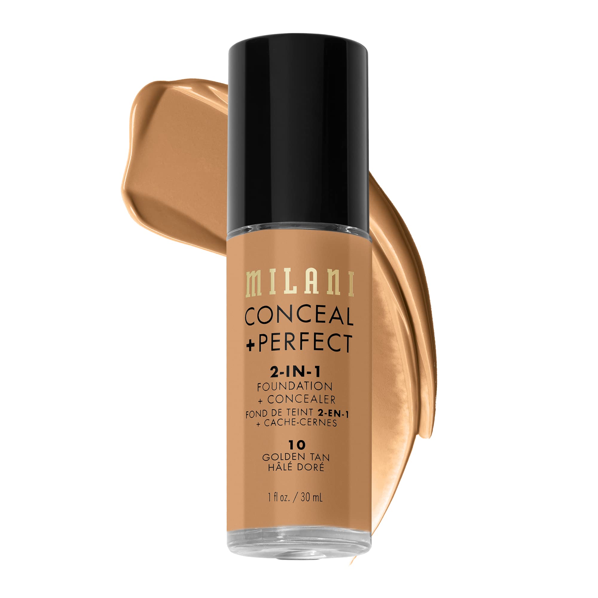 Base Milani Conceal + Perfect Golden Tan 2 En 1 30 Ml - Venta Internacional.