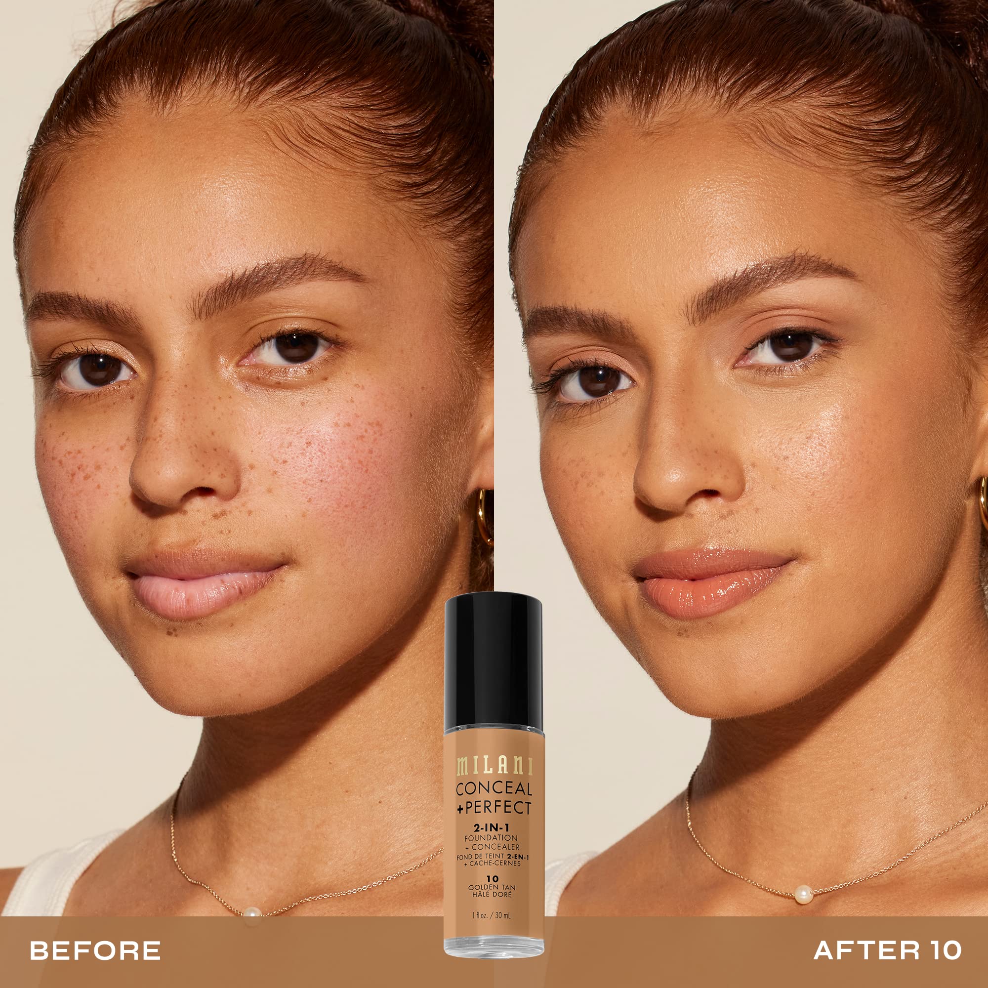 Foto 2 | Base Milani Conceal + Perfect Golden Tan 2 En 1 30 Ml - Venta Internacional.