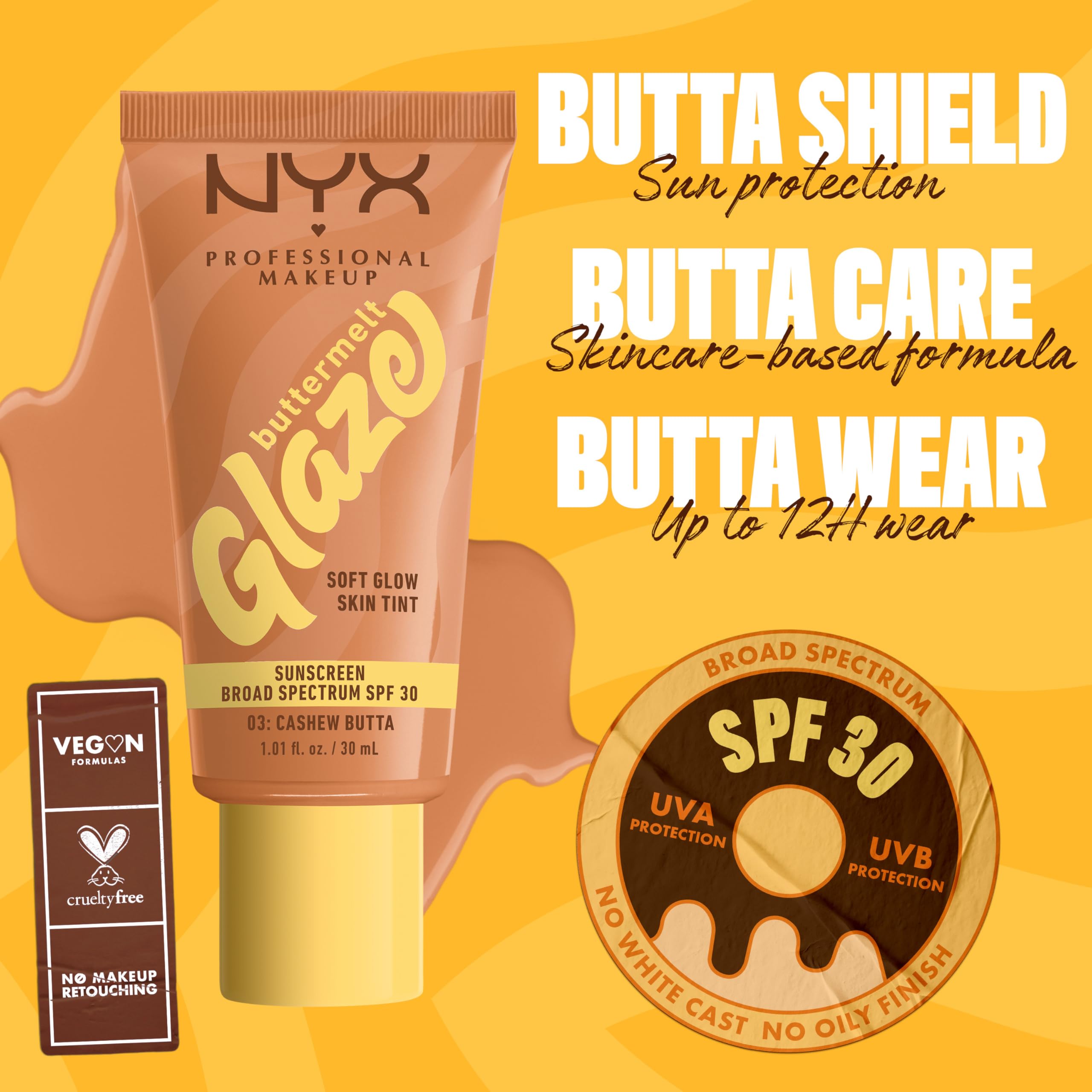 Foto 6 pulgar | Crema Hidratante Con Color Nyx Professional Makeup Buttermelt Glaze - Venta Internacional.